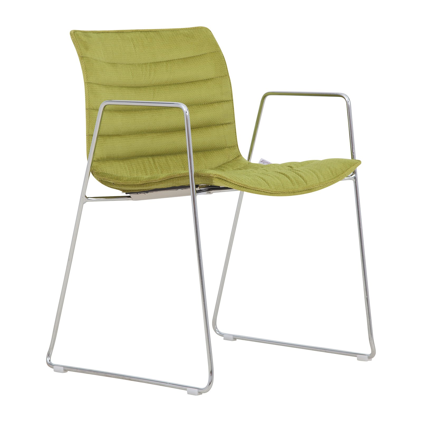 Lena Krom Ayaklı Krom Kollu Döşemeli Proje Koltukları