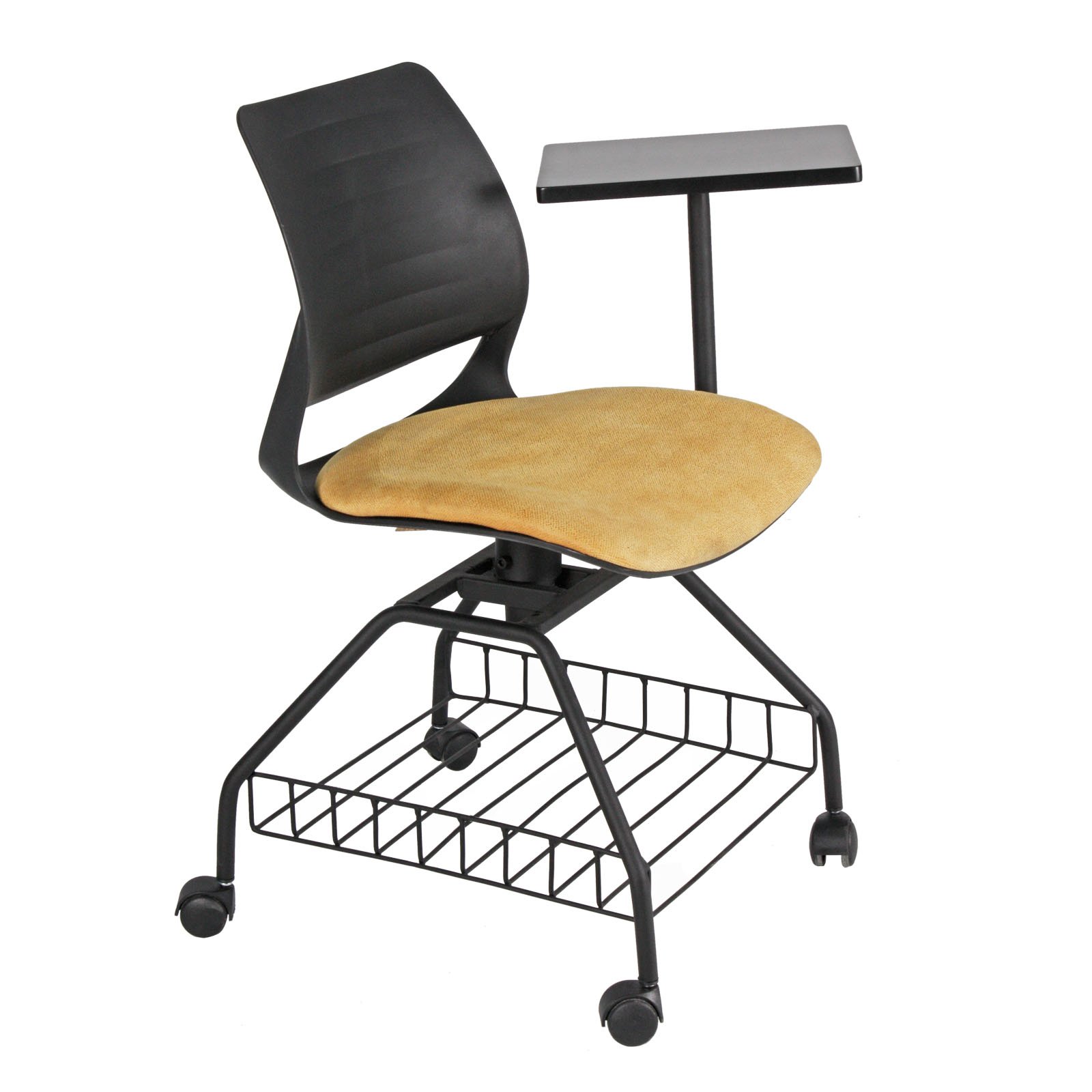 Polo Plastik Gövde Ahşap Yazı Tahtalı Sepetli Boyalı Ayaklı Döşemeli Proje Koltukları