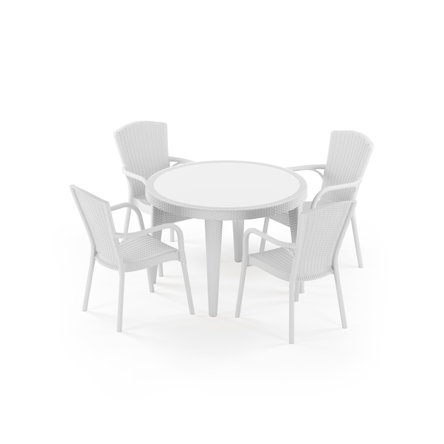 Osaka 110 ve Royal 4 Kişilik Masa Takımı