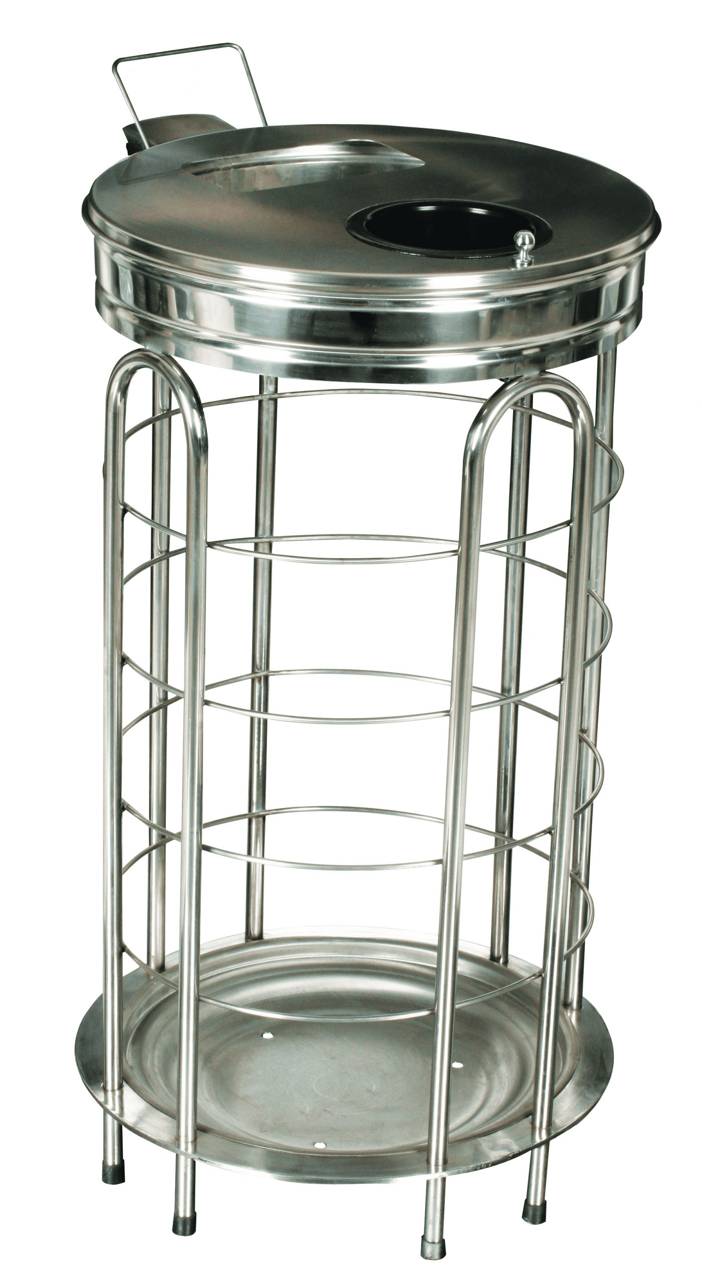 Poşetli Küllüklü Kolon Dış Mekan Çöp Kovası